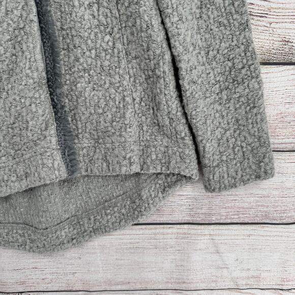 Angel of the North Anthropologie Cowl Neck Wool Blend Sweater Womens M Gray - Picture 5 of 13
